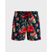 Vilebrequin - Flowers Badeshorts Für Herren - Bademode - Moorea - Blau - Größe XL Vilebrequin - Flowers Badeshorts Für Herren - Bademode - Moorea - Blau - Größe XL