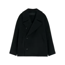 Lemaire - Klassische Cabanjacke - Größe 48 - schwarz Lemaire - Klassische Cabanjacke - Größe 48 - schwarz