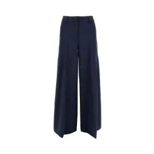 THE LATEST - Wide Trousers With Classic Front Closure - Größe 40 - blau THE LATEST - Wide Trousers With Classic Front Closure - Größe 40 - blau