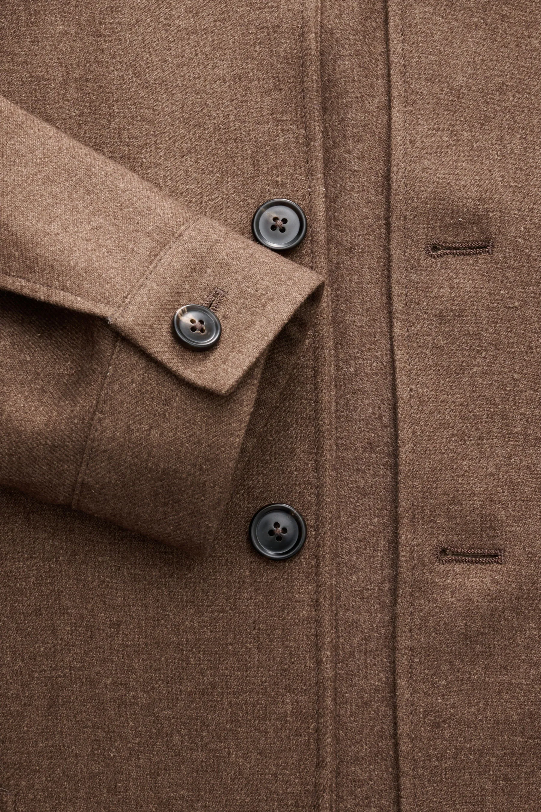 Zegna - Herren - Jacke braun meliert – Bild 4