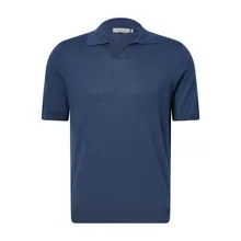Canali - Poloshirt aus Baumwollmix - Größe 48 - blau Canali - Poloshirt aus Baumwollmix - Größe 48 - blau