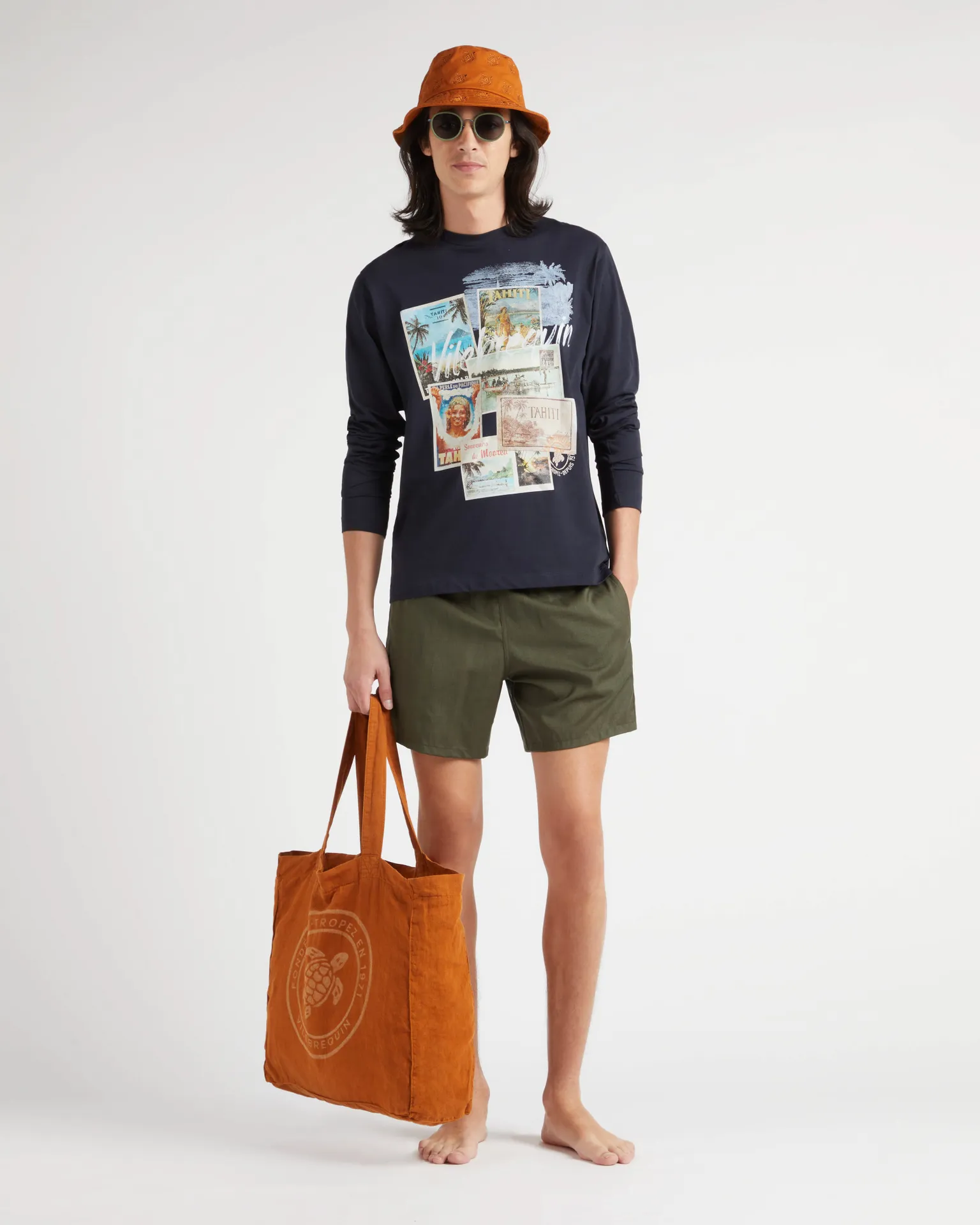 Vilebrequin - Zweifarbige Badeshorts Aus Merinowolle Für Herren - Bademode - Magnus - Grün - Größe XXXL – Bild 5