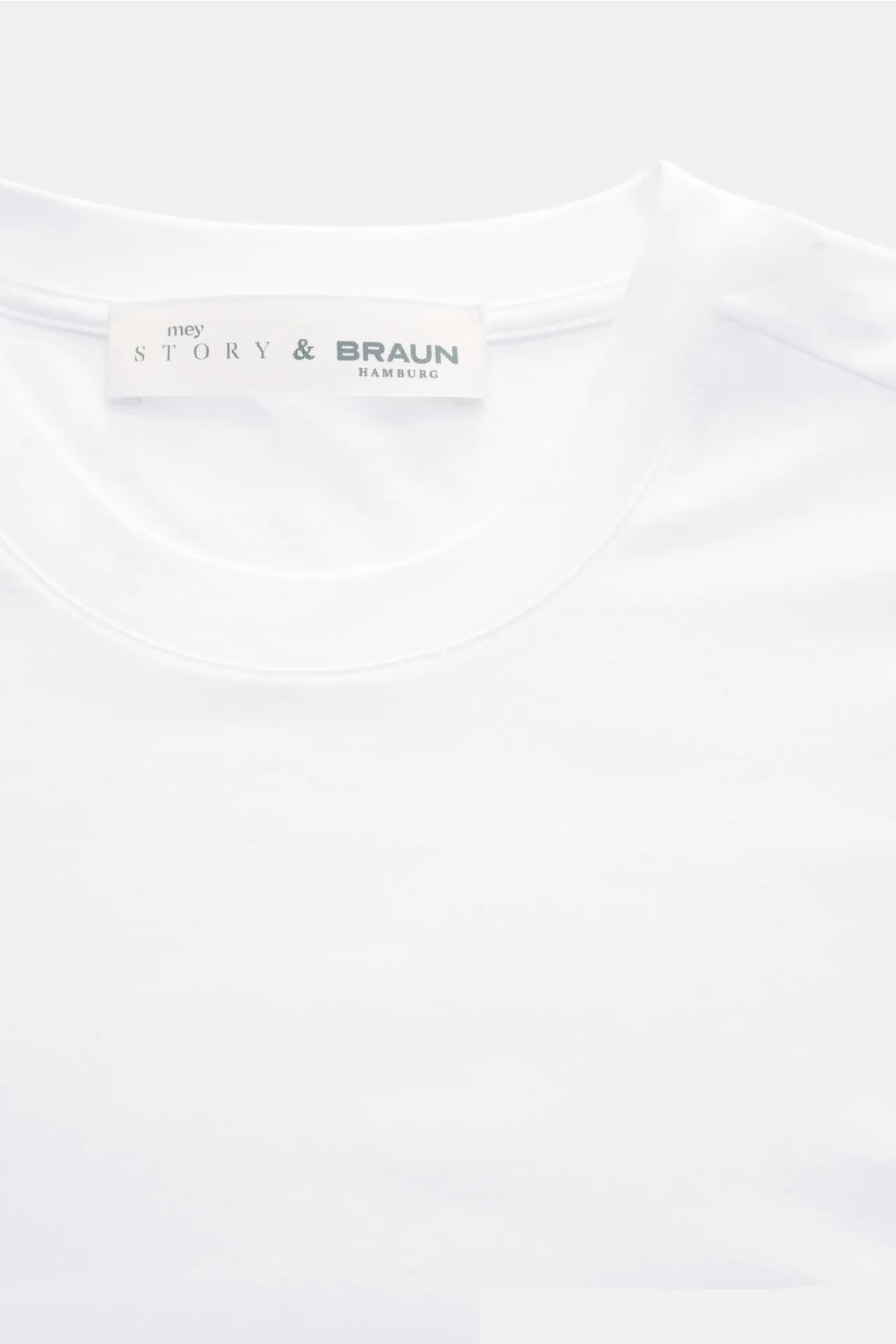 mey story - Herren - Rundhals-T-Shirt weiß – Bild 2
