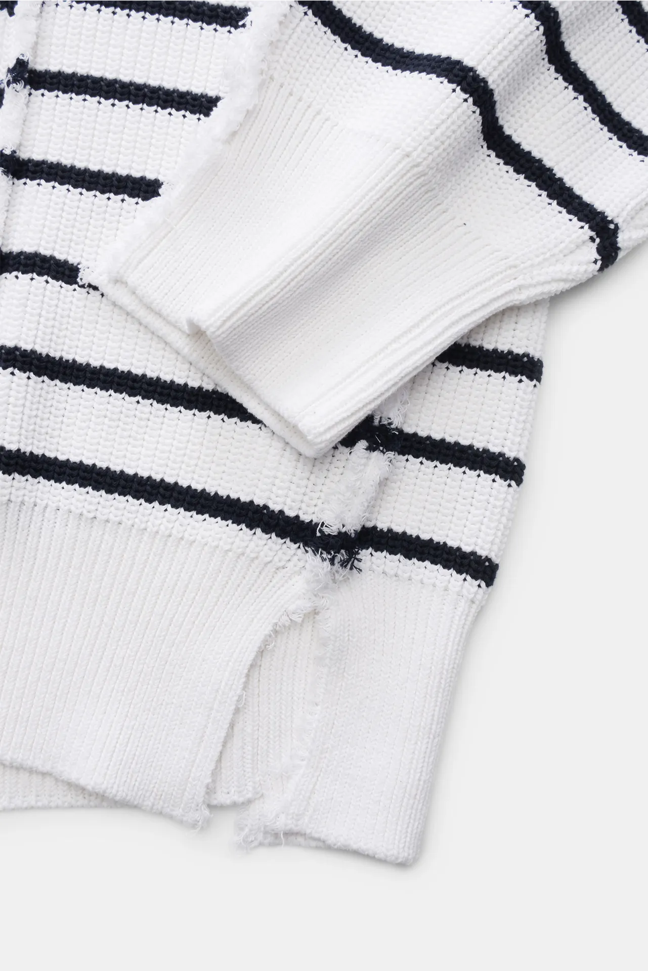 Marni - Herren - Pullover weiß/schwarz gestreift – Bild 3