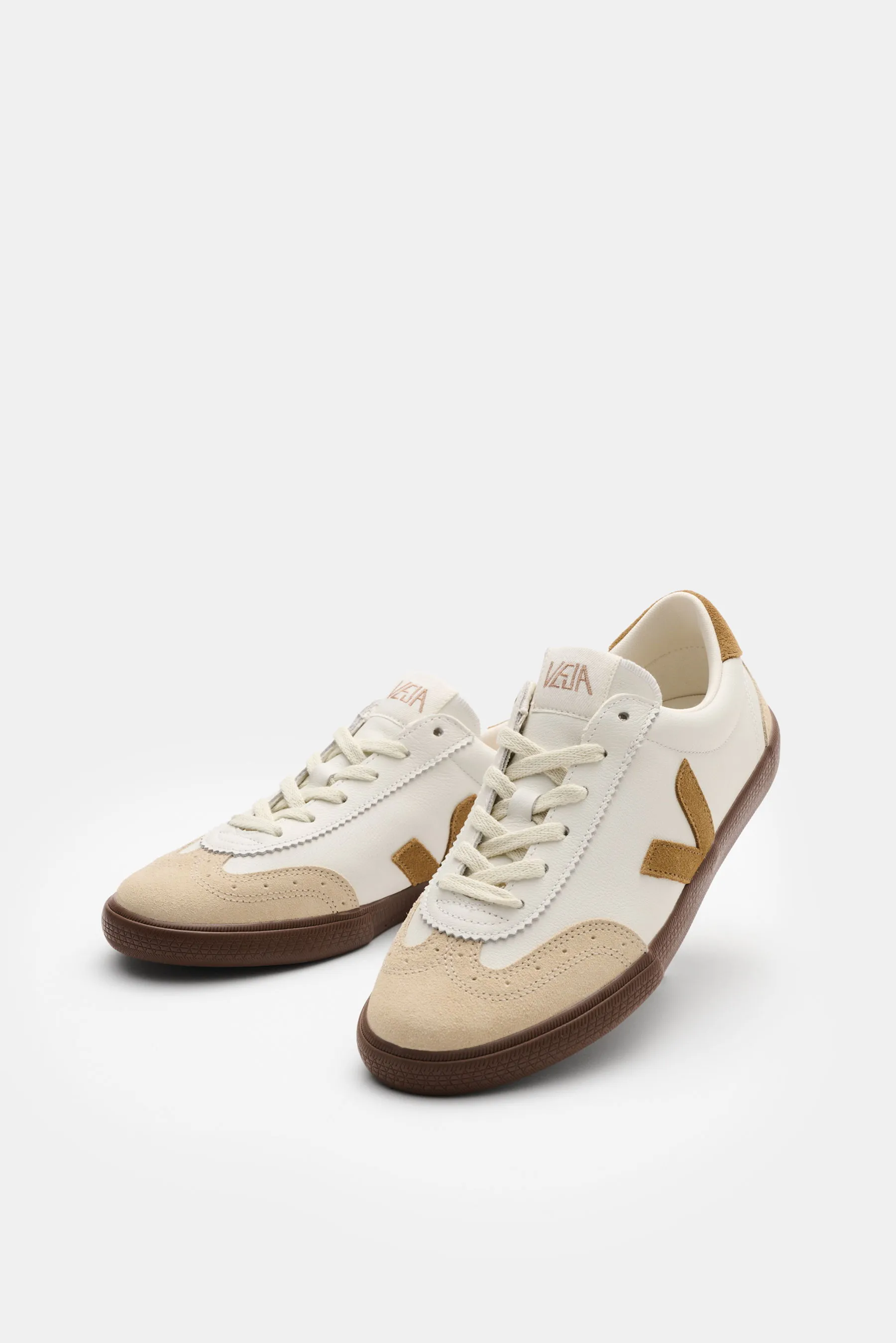 Veja - Herren - Sneaker 'Volley O.T. Leather' weiß/camel/beige – Bild 3