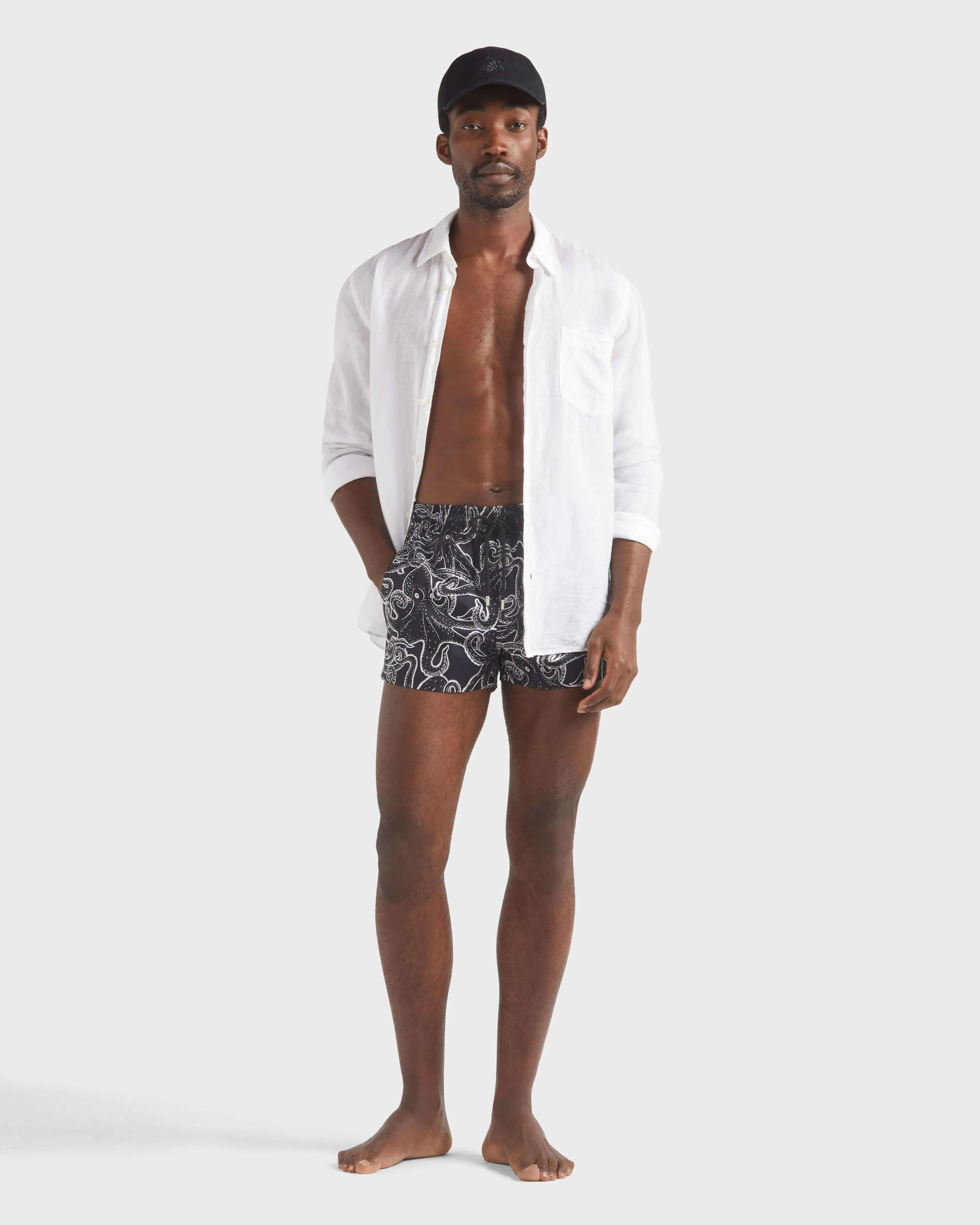 Vilebrequin - Kurze Poulpes Badeshorts Für Herren - Bademode - Manta - Schwarz - Größe XXXL – Bild 5