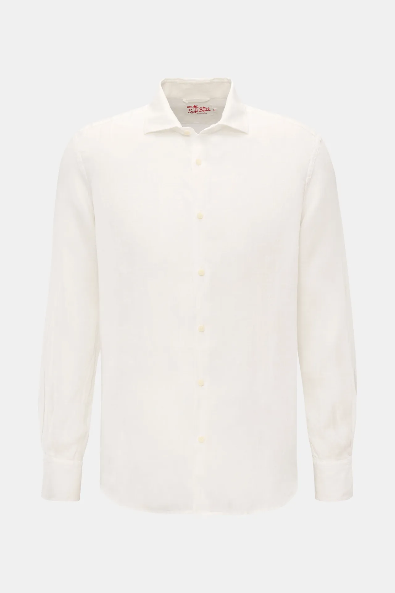 MC2 Saint Barth - Herren - Leinenhemd %27Pamplona%27 Haifisch-Kragen offwhite MC2 Saint Barth - Herren - Leinenhemd %27Pamplona%27 Haifisch-Kragen offwhite