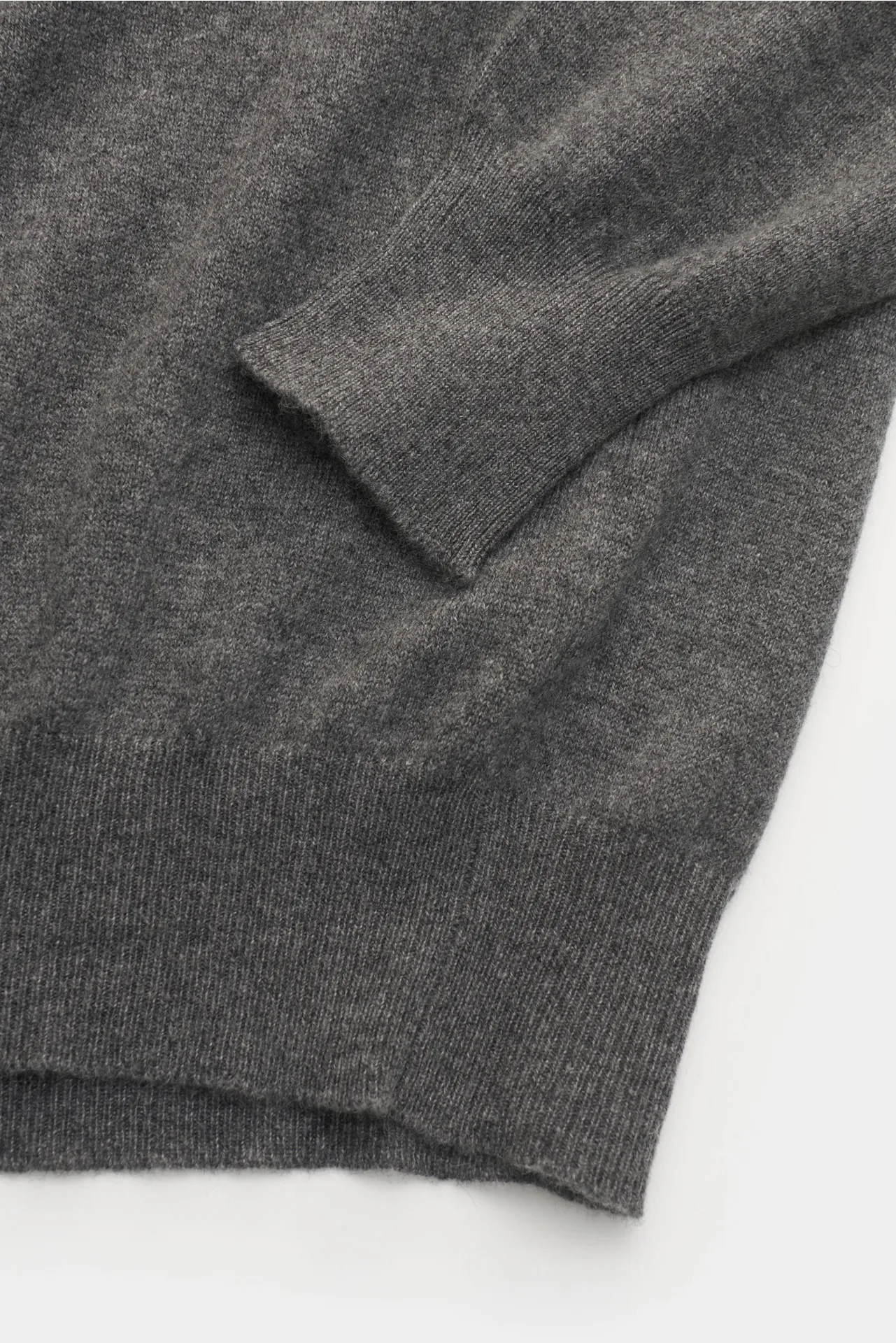 Bruno Manetti - Herren - Cashmere Rundhalspullover grau – Bild 3