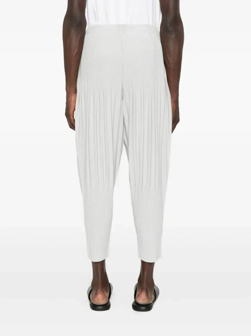 Issey Miyake - Light Grey Plissé Finish Ballon Pants - Größe 1 - grau – Bild 4