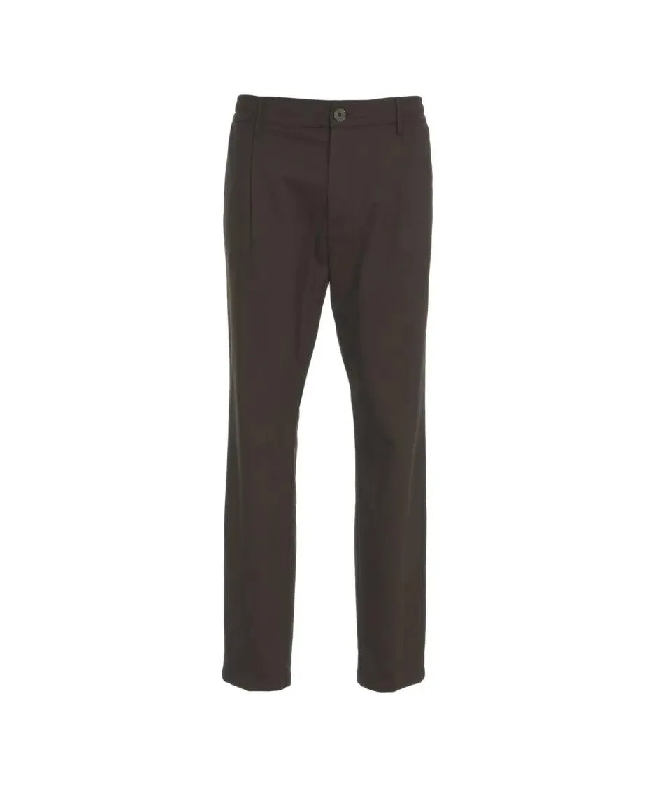 Cruna - Pleated Chinos With Oblique Pockets - Größe 48 - schwarz Cruna - Pleated Chinos With Oblique Pockets - Größe 48 - schwarz