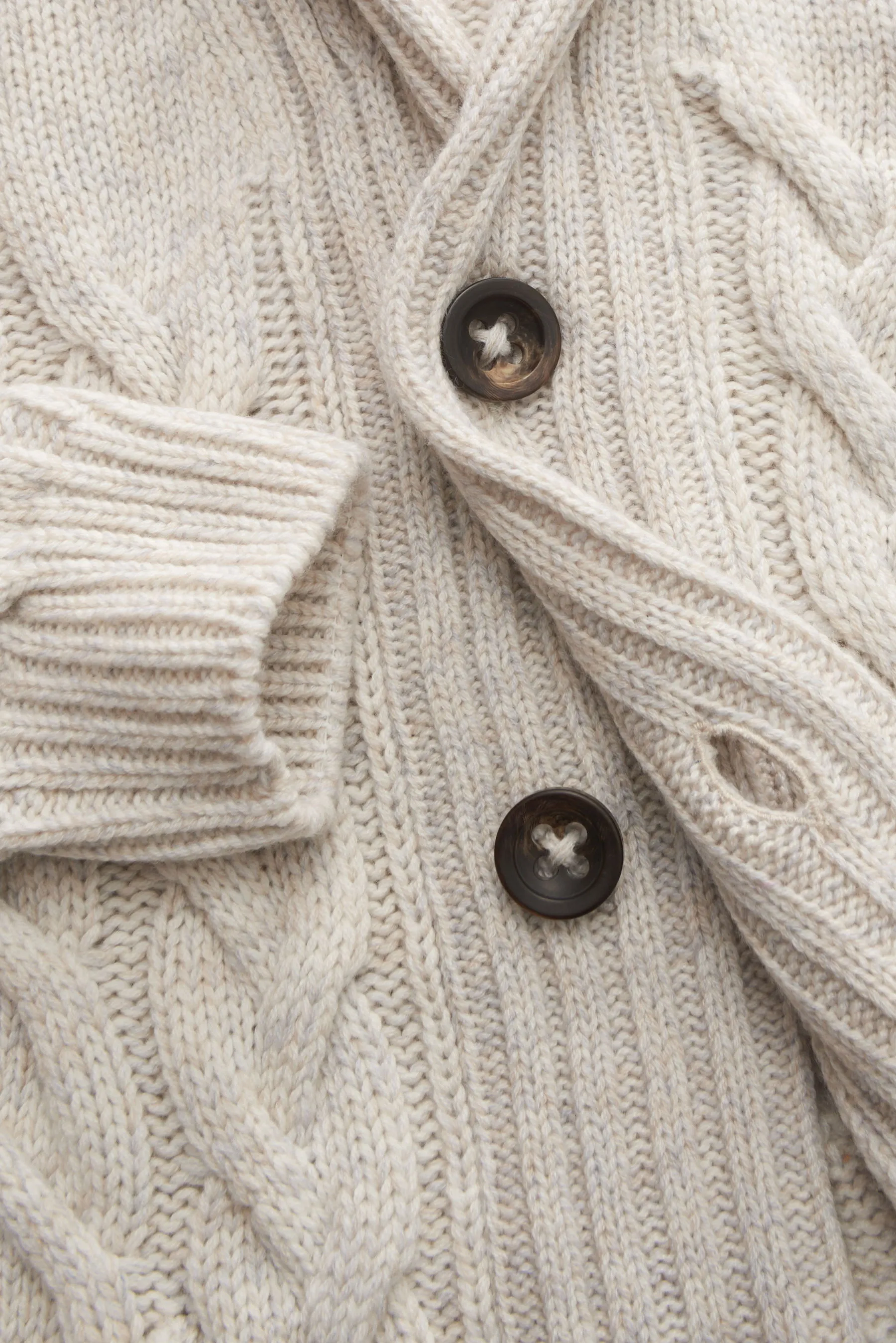 Settefili Cashmere - Herren - Cardigan hellgrau – Bild 3