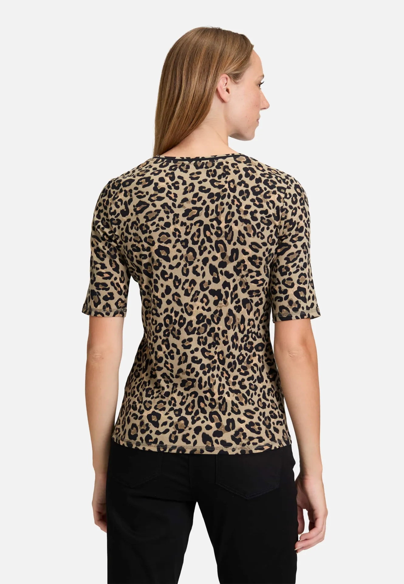 Basic Shirt mit Rippenstruktur Basic Shirt mit Rippenstruktur