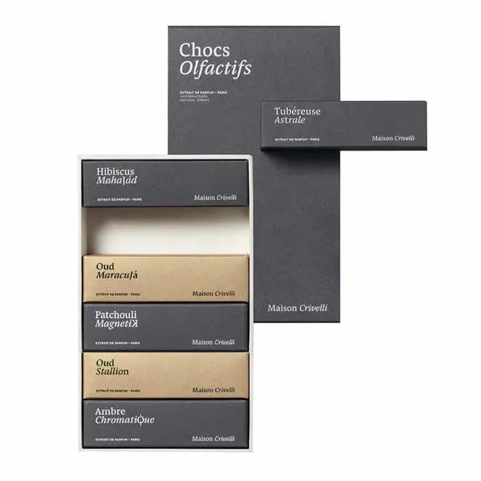 Maison Crivelli Chocs Olfactifs Adventure Set 6x5ml Maison Crivelli Chocs Olfactifs Adventure Set 6x5ml