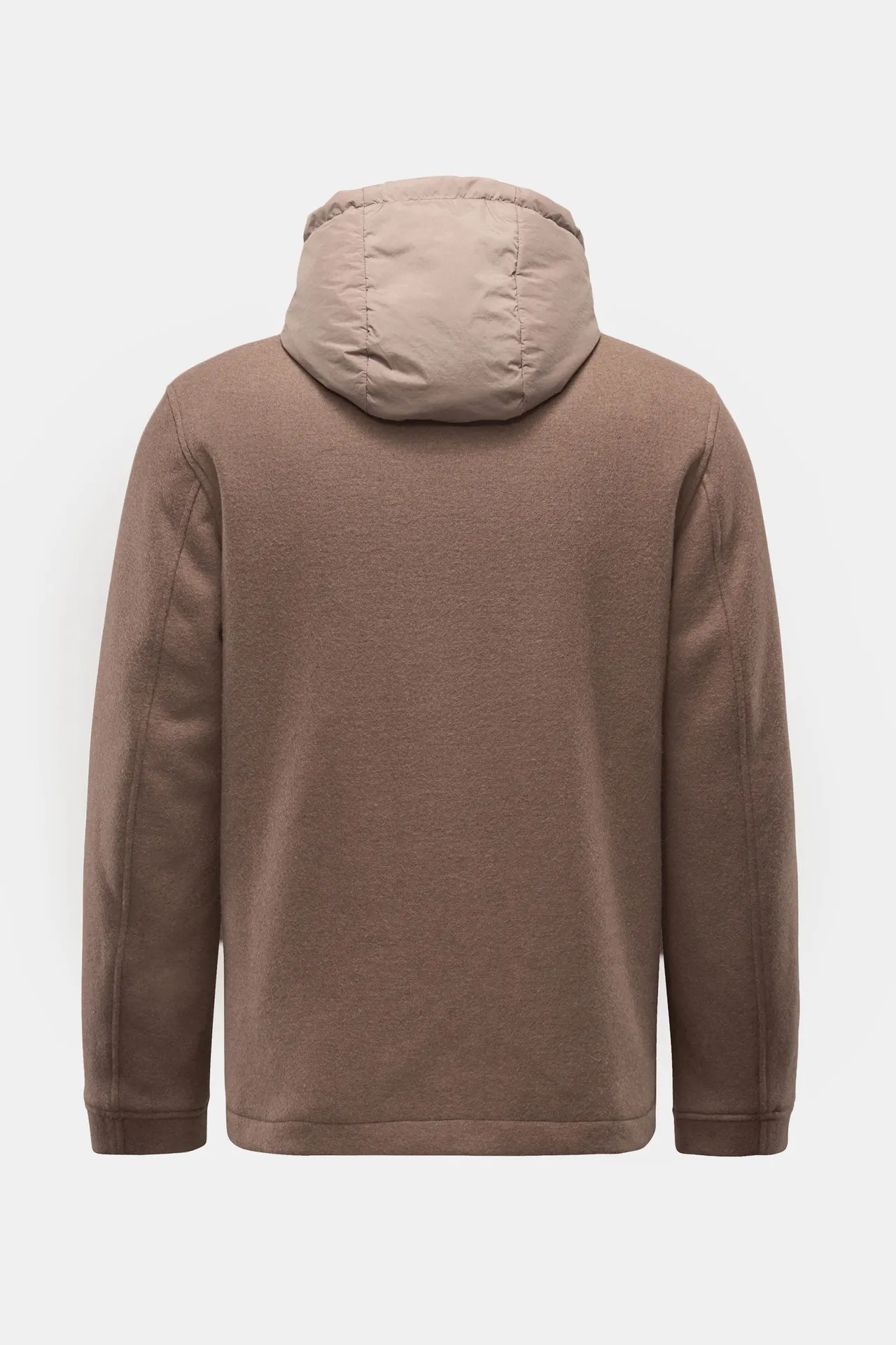 Woolrich - Herren - Jacke 'Knitted Wool Shirt Jacket' taupe – Bild 2