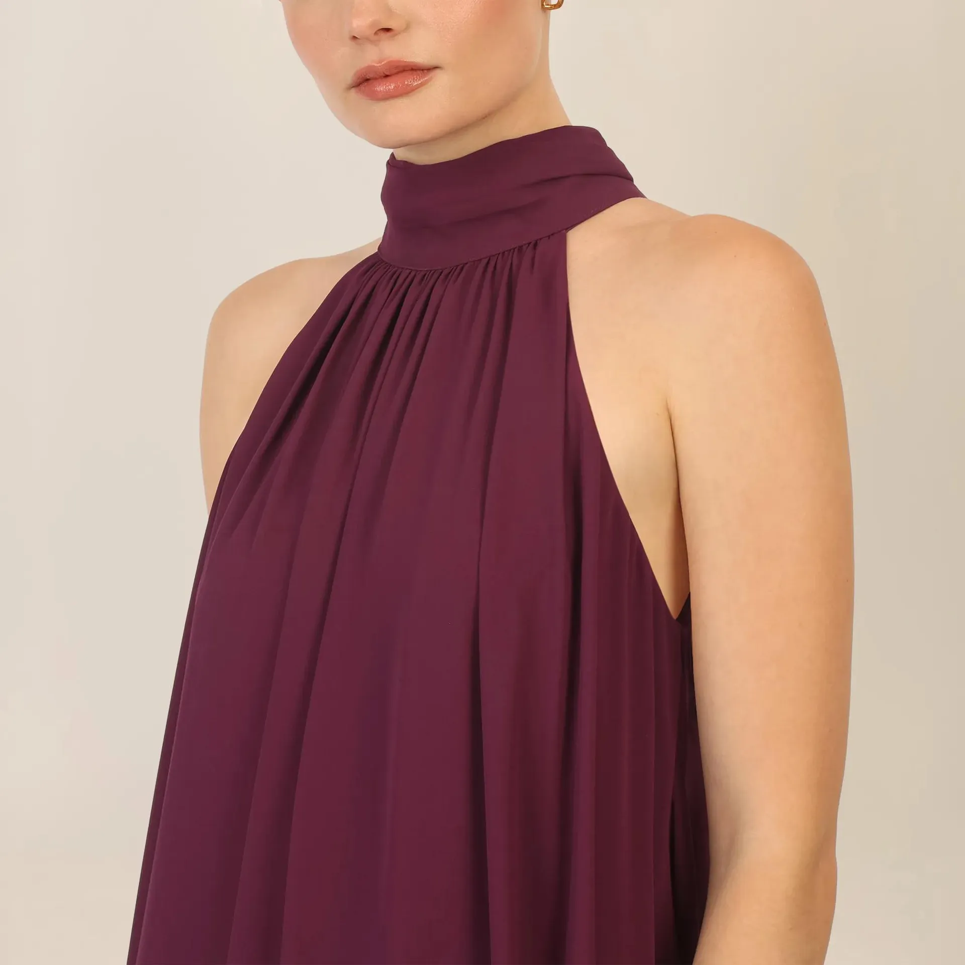 Apart - Chiffonkleid - Größe 40 - violett – Bild 3