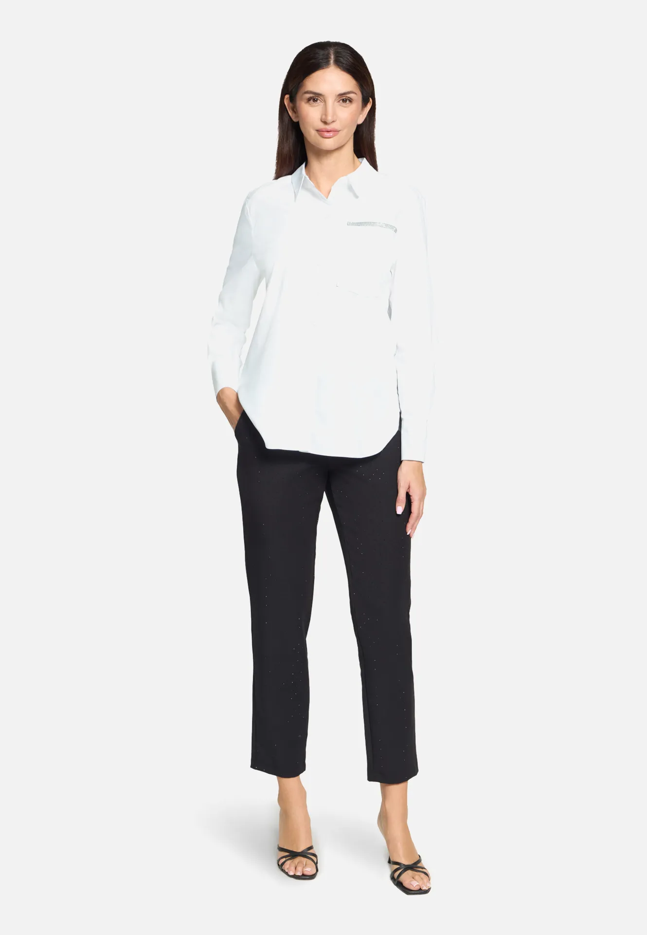 Hemdbluse mit Kragen – Bild 2