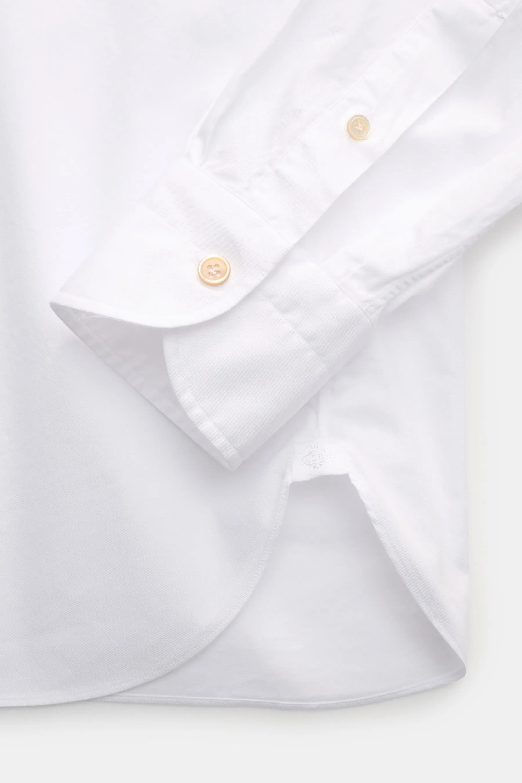 Borrelli - Herren - Casual Hemd 'Ettore' Haifisch-Kragen weiß – Bild 3