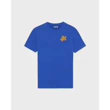 Vilebrequin - T-shirt Aus Bio-baumwolle Mit Aufgestickter Schildkröte Für Herren - T-shirt - Portisol - Blau - Größe M Vilebrequin - T-shirt Aus Bio-baumwolle Mit Aufgestickter Schildkröte Für Herren - T-shirt - Portisol - Blau - Größe M