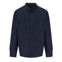 B-D BAGGIES - Baltimora Blue And Green Reversible Overshirt - Größe L - blau B-D BAGGIES - Baltimora Blue And Green Reversible Overshirt - Größe L - blau