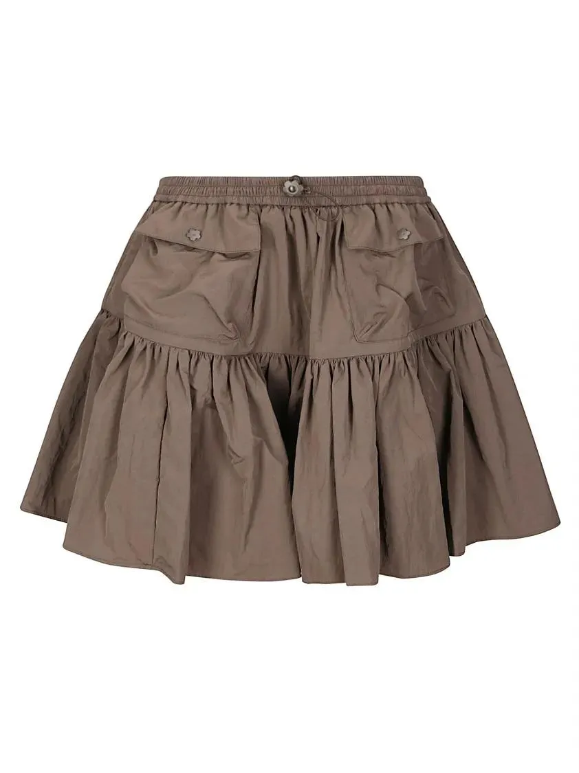 Cecille Bahnsen - Taffeta Skirt - Größe 10 - braun Cecille Bahnsen - Taffeta Skirt - Größe 10 - braun