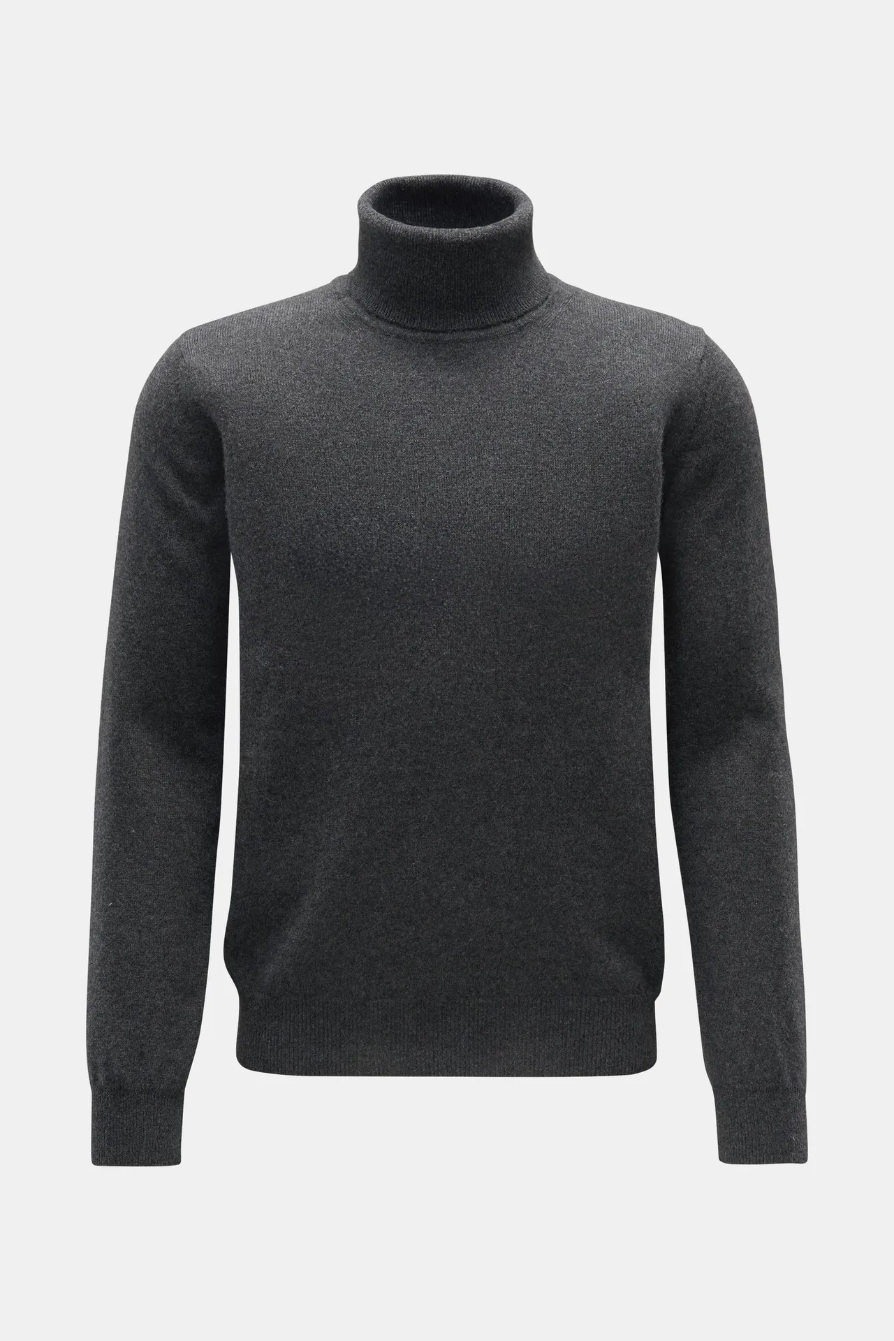 von Braun - Herren - Cashmere Rollkragenpullover dunkelgrau von Braun - Herren - Cashmere Rollkragenpullover dunkelgrau