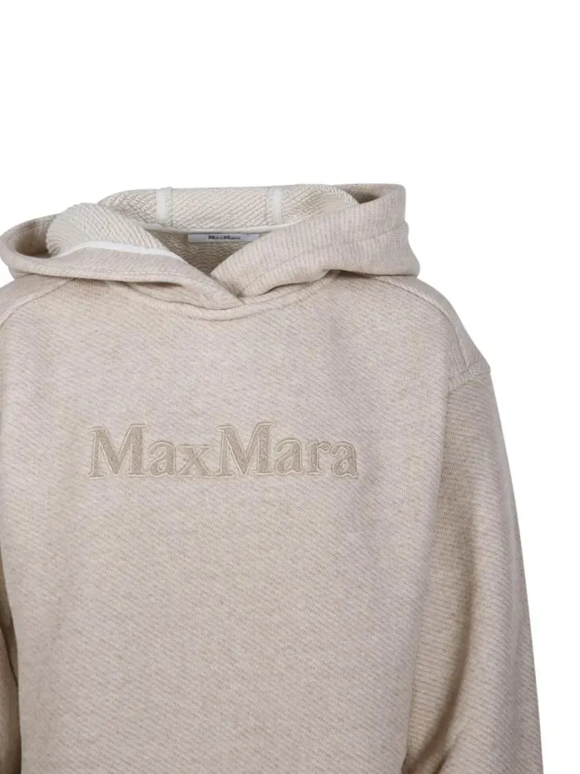 MAX MARA PURE - Gary Hoodie Sweatshirt - Größe XS - – Bild 2