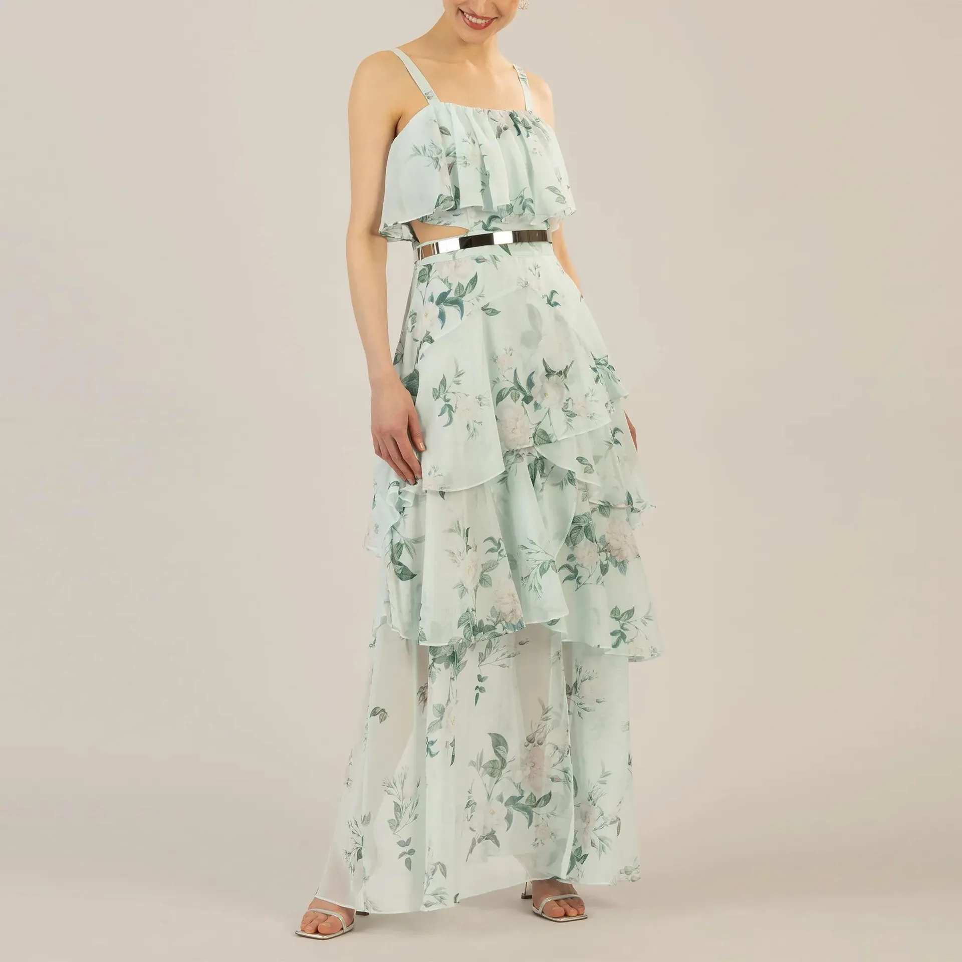 Apart - Chiffonkleid - Größe 36 - bunt – Bild 4