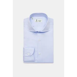 Borrelli - Herren - Business Hemd %27Nando%27 Haifisch-Kragen hellblau Borrelli - Herren - Business Hemd %27Nando%27 Haifisch-Kragen hellblau