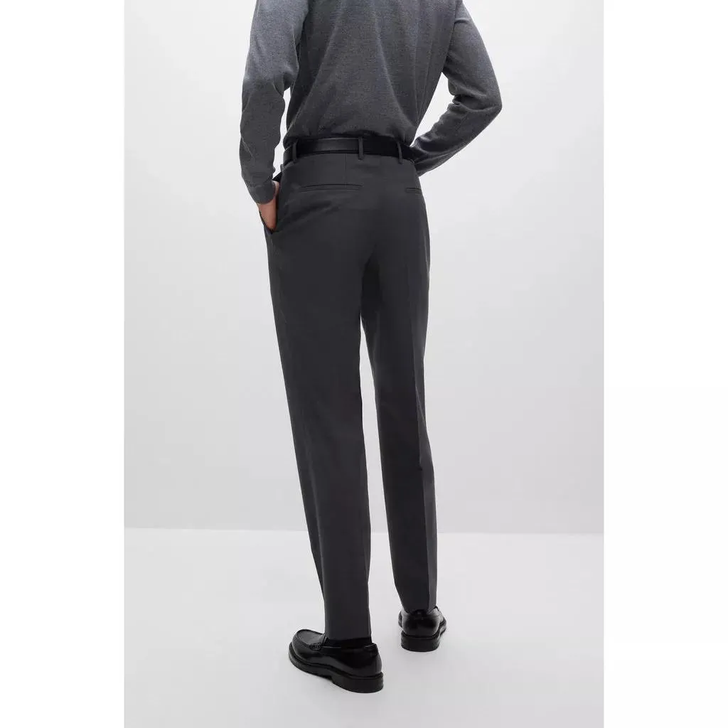 Boss - Slim-Fit Businesshose Genius - Größe 46 - grau – Bild 3