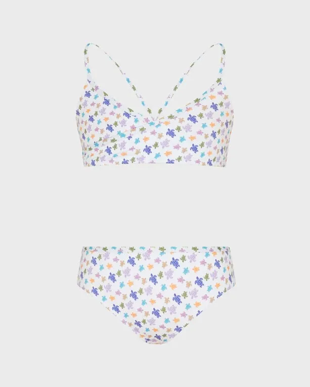 Vilebrequin - Zweiteiliger Micro Ronde Des Tortues Badeanzug Für Mädchen - Bademode - Gigi - Weiss - Größe 10 Vilebrequin - Zweiteiliger Micro Ronde Des Tortues Badeanzug Für Mädchen - Bademode - Gigi - Weiss - Größe 10