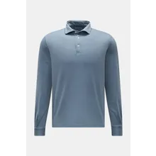 Fedeli - Herren - Jersey Longsleeve-Poloshirt %27Zero%27 rauchblau Fedeli - Herren - Jersey Longsleeve-Poloshirt %27Zero%27 rauchblau