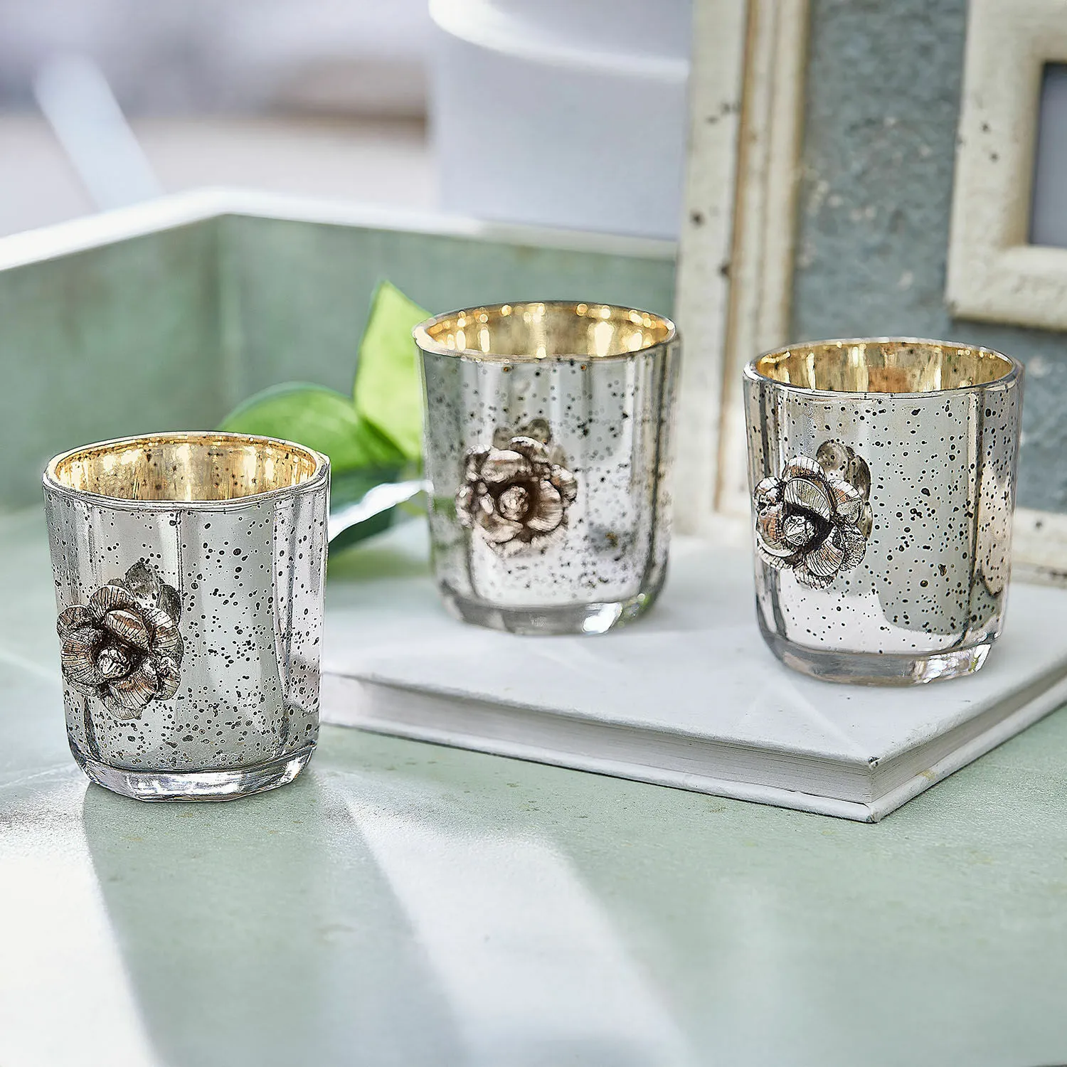 Teelichthalter 3er Set Alovix – Bild 2