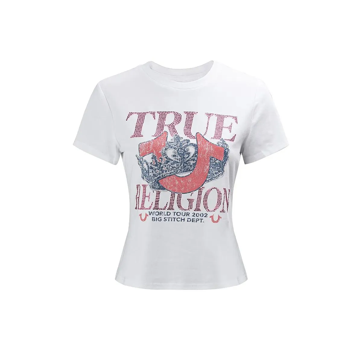True Religion - T-Shirt CRYSTAL - Größe S - weiß True Religion - T-Shirt CRYSTAL - Größe S - weiß