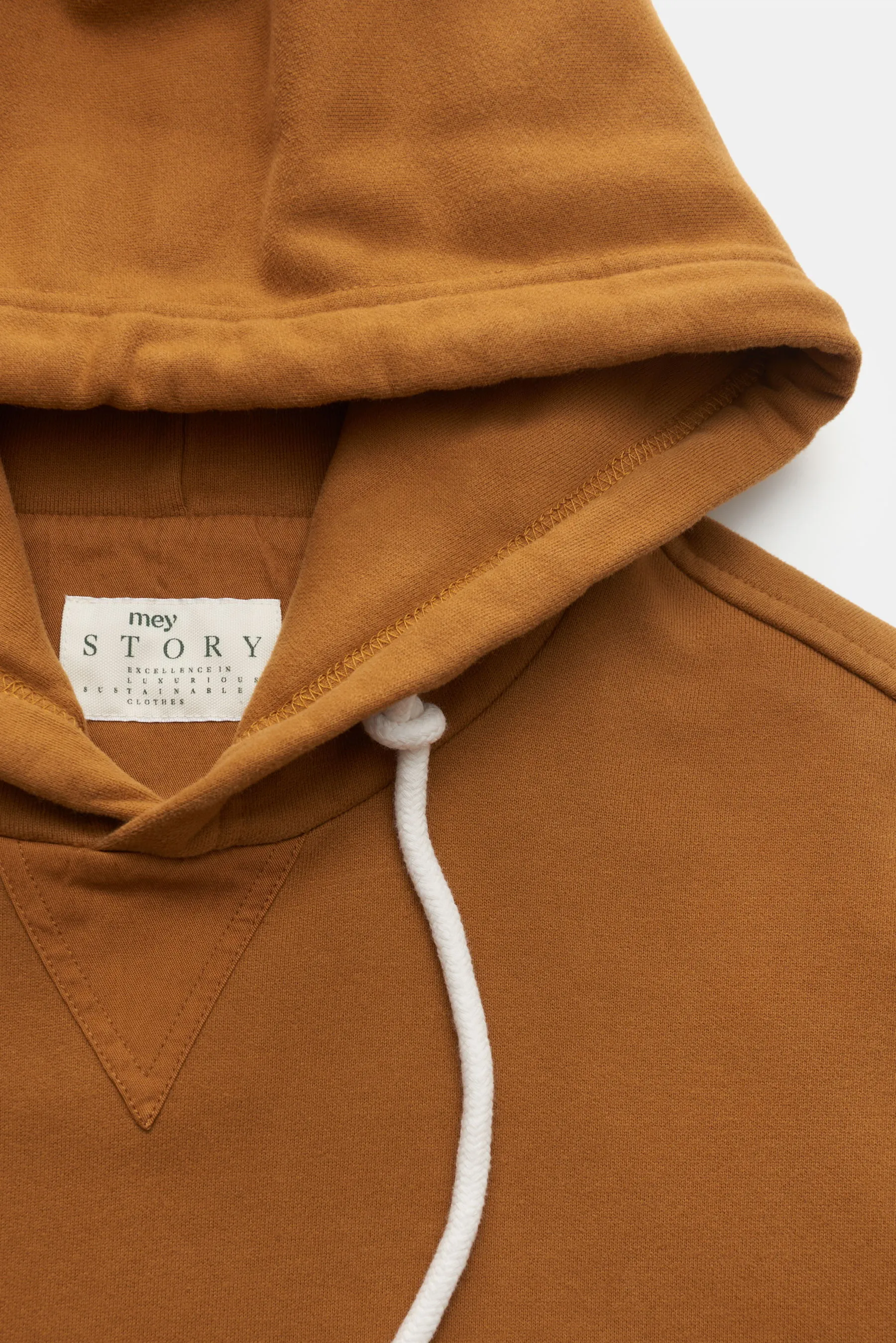 mey story - Herren - Kapuzenpullover hellbraun – Bild 2