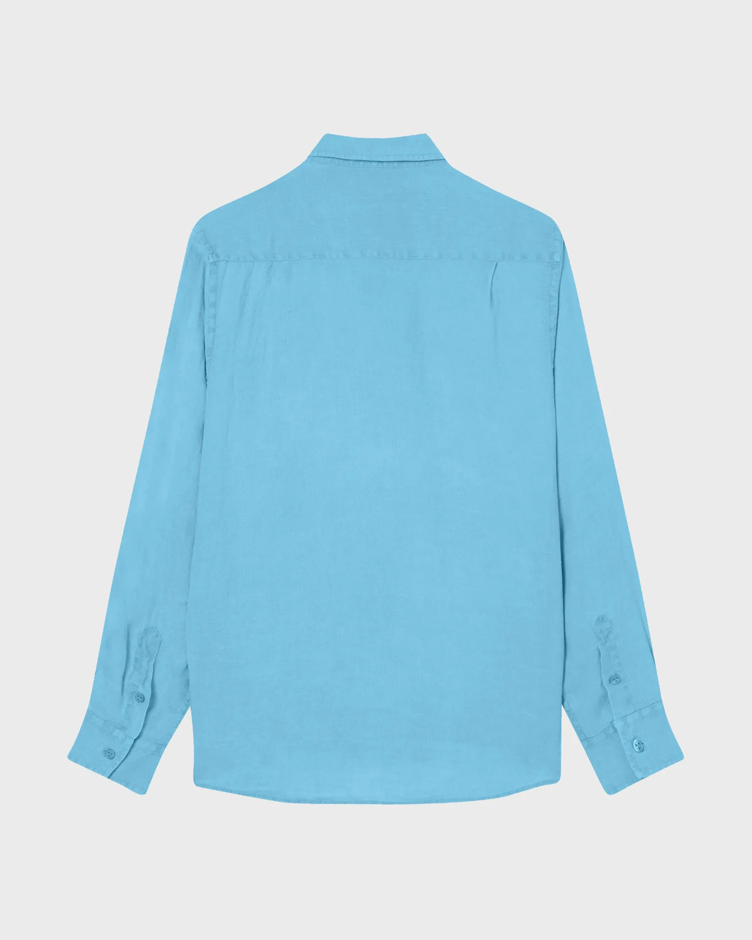 Vilebrequin - Einfarbiges Hemd Aus Leinen Für Herren - Hemd - Caroubis - Blau - Größe XL – Bild 2