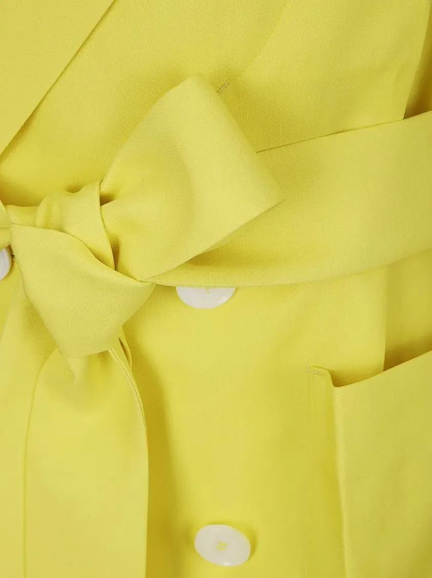 Setchu - Double-Breasted Wool Jacket - Größe 2 - gelb – Bild 2