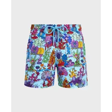 Vilebrequin - Plantes Aquatiques Badeshorts Für Herren - Bademode - Moorea - Blau - Größe XL Vilebrequin - Plantes Aquatiques Badeshorts Für Herren - Bademode - Moorea - Blau - Größe XL