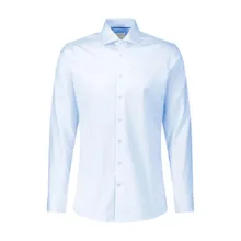 fakts - Slim-Fit Hemd aus Baumwolle - Größe 44 - blau fakts - Slim-Fit Hemd aus Baumwolle - Größe 44 - blau