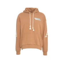 Al Ain - Oversized Cotton Jersey Hoodie With Tennis Court G - Größe M - beige Al Ain - Oversized Cotton Jersey Hoodie With Tennis Court G - Größe M - beige