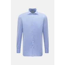 Borrelli - Herren - Business Hemd %27Nando%27 Haifisch-Kragen blau/weiß kariert Borrelli - Herren - Business Hemd %27Nando%27 Haifisch-Kragen blau/weiß kariert