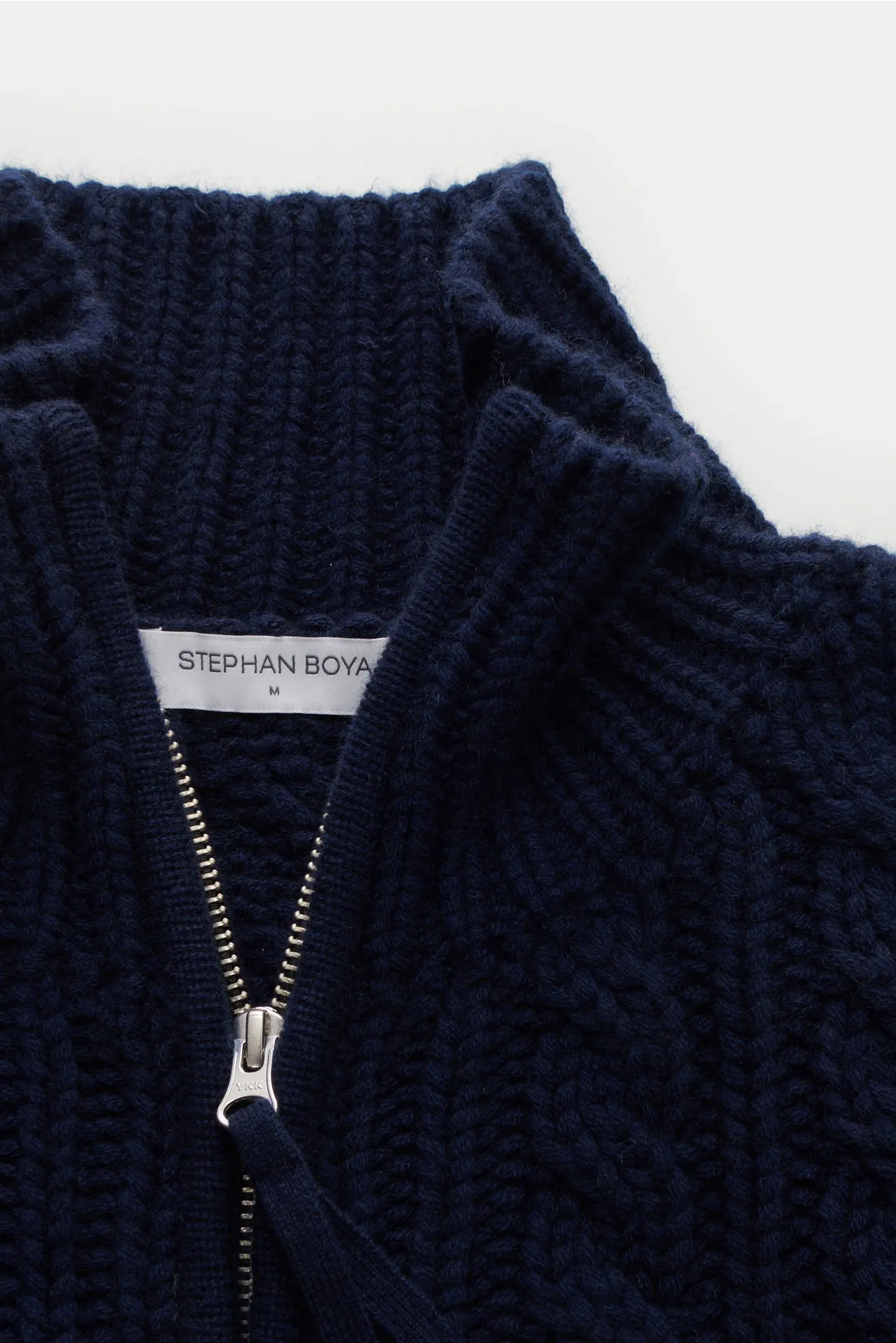 Stephan Boya - Herren - Cashmere Strickjacke 'Blake' navy – Bild 2