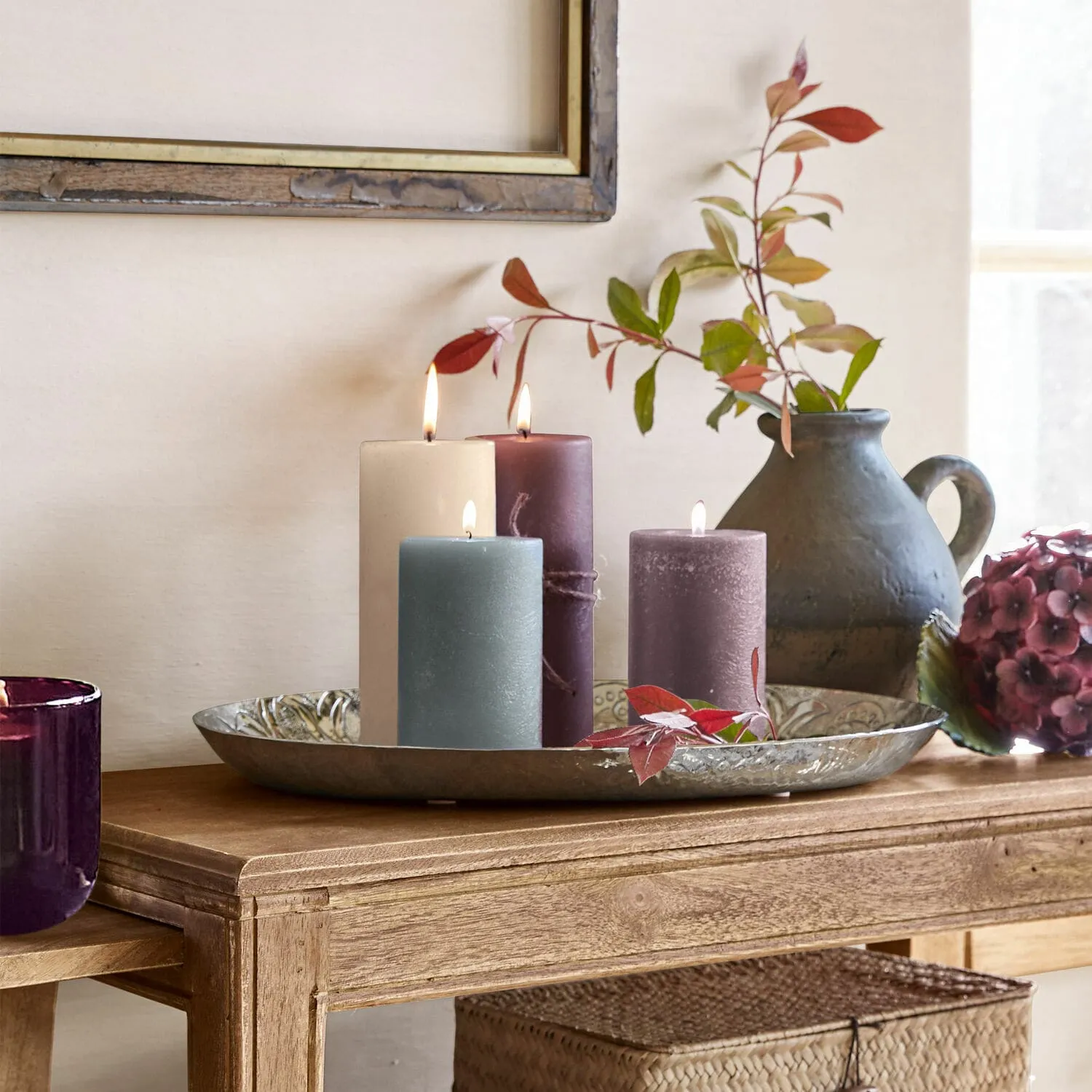 Kerze 4er Set Berekua – Bild 4