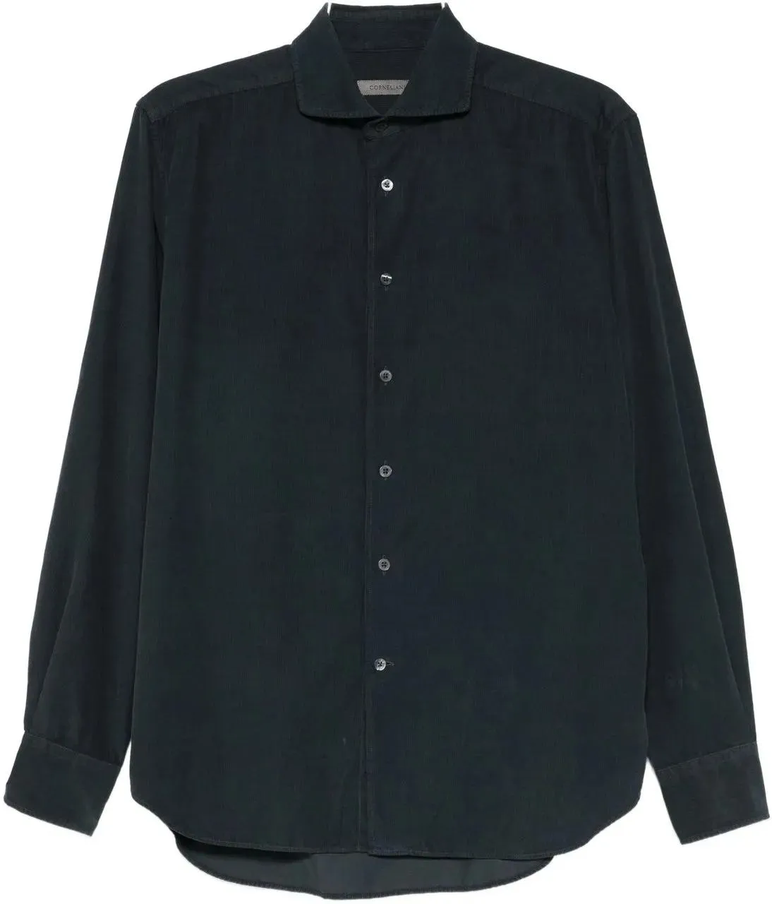 Corneliani - hemd velours blauw - Größe 43 - blau Corneliani - hemd velours blauw - Größe 43 - blau