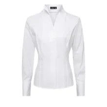 VAN LAACK - Bluse Modern Fit Dessiniert - Größe 46 - weiß VAN LAACK - Bluse Modern Fit Dessiniert - Größe 46 - weiß