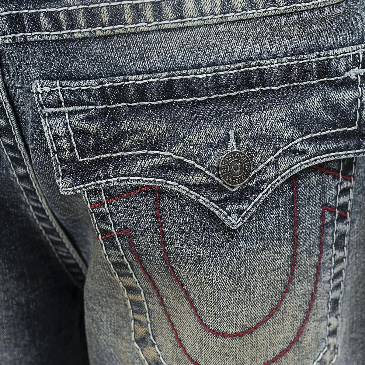 True Religion - Jeans BOBBY BIG T - Größe 33 - blau – Bild 3