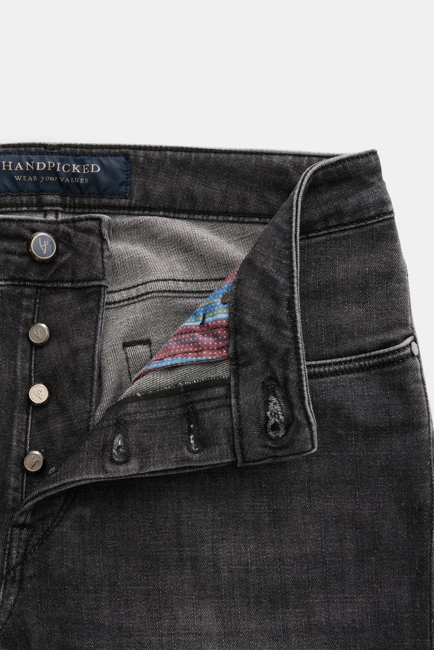 HandPicked - Herren - Jeans 'Ravello' dunkelgrau – Bild 4