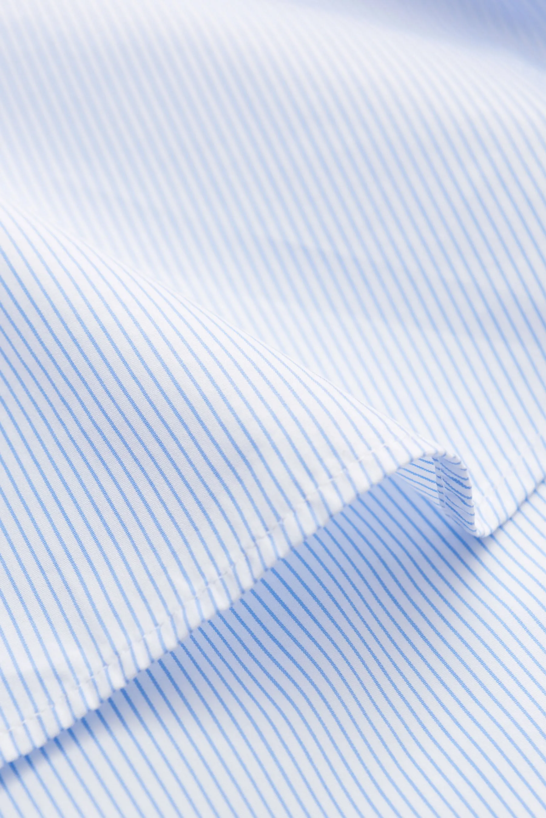 Guglielminotti - Herren - Casual Hemd Haifisch-Kragen blau/weiß gestreift – Bild 5