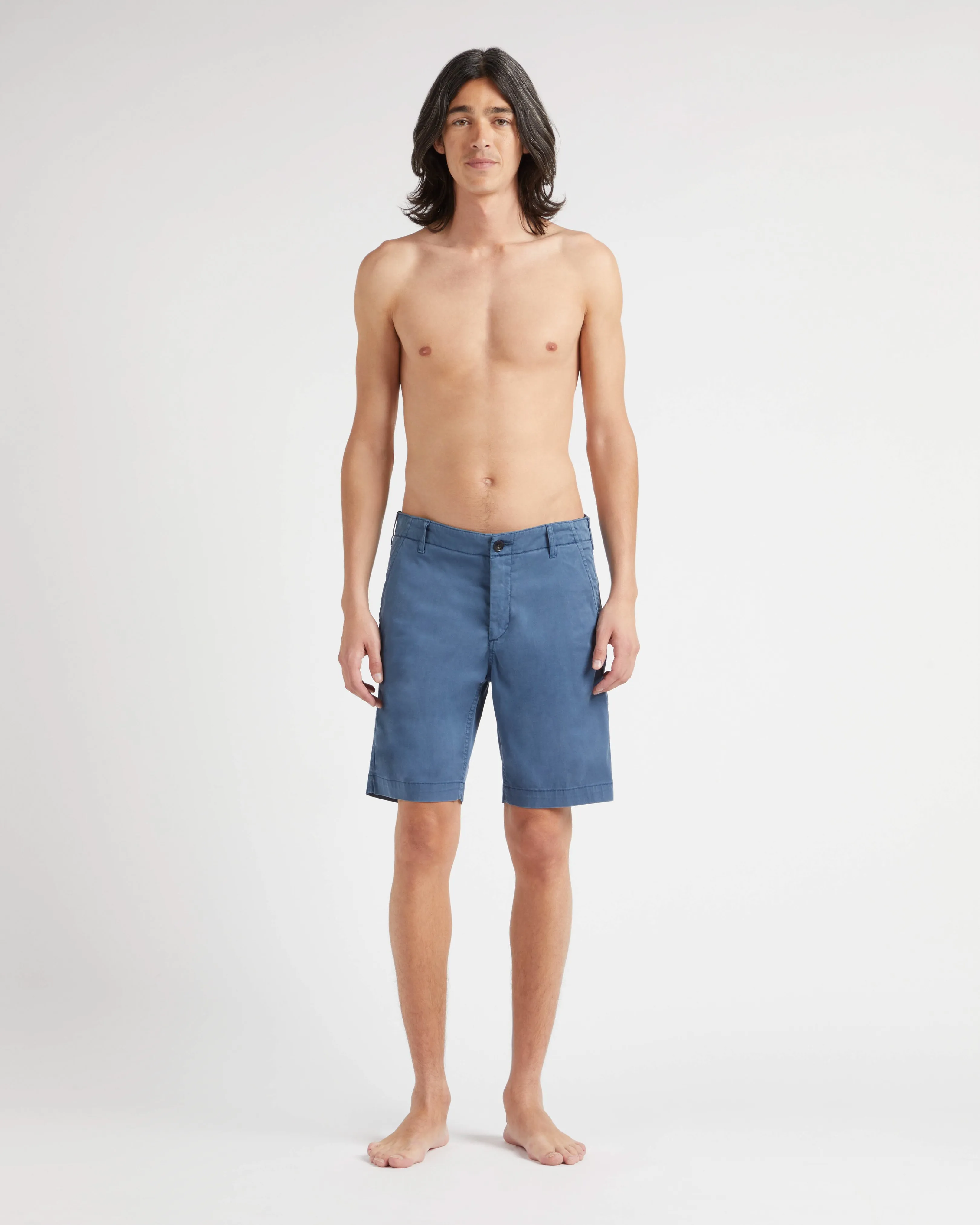 Vilebrequin - Bermudashorts Aus Tencel-gabardine Für Herren - Bermuda - Ponche - Blau - Größe 30 – Bild 3