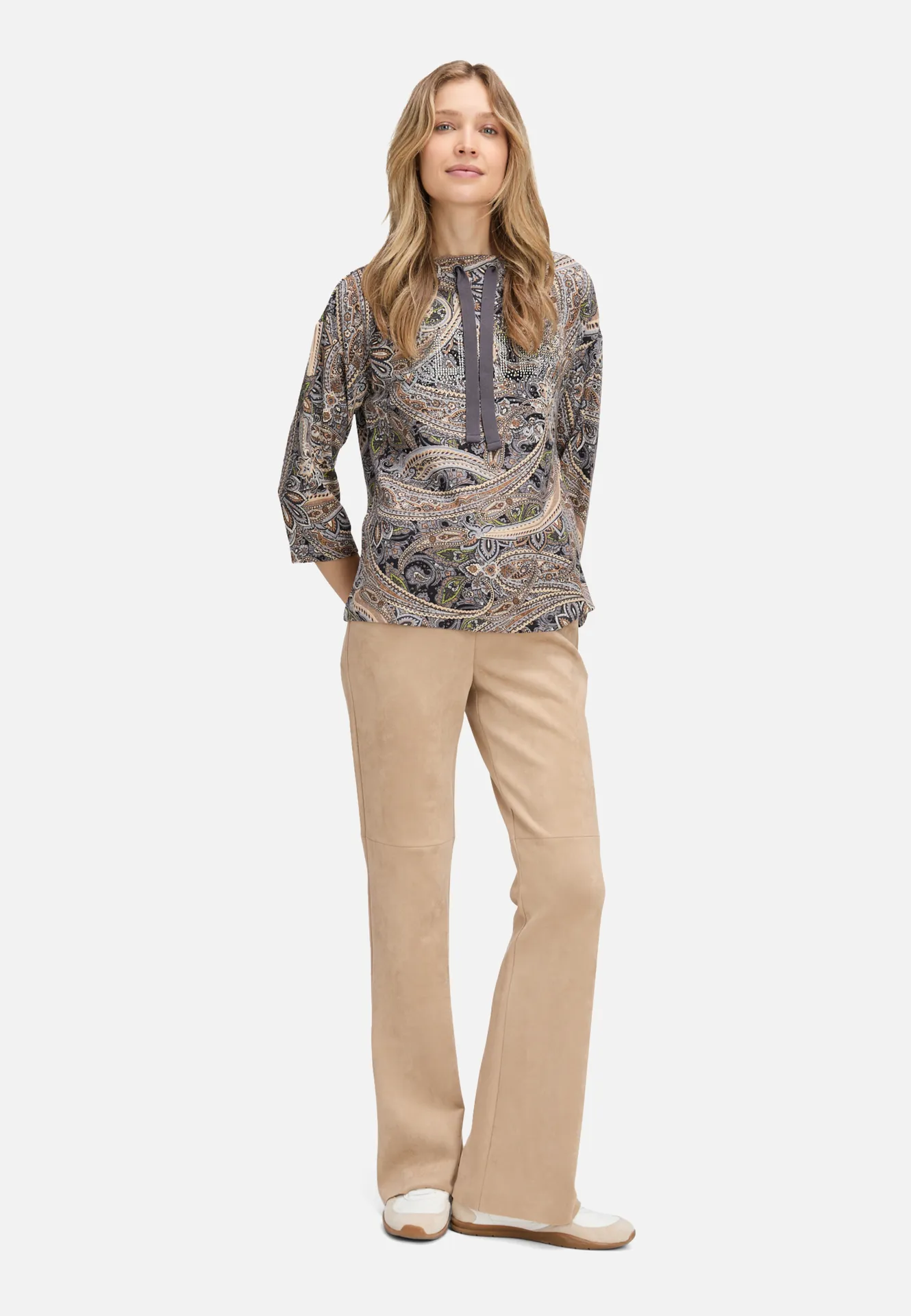 Sweatshirt mit hohem Kragen – Bild 2