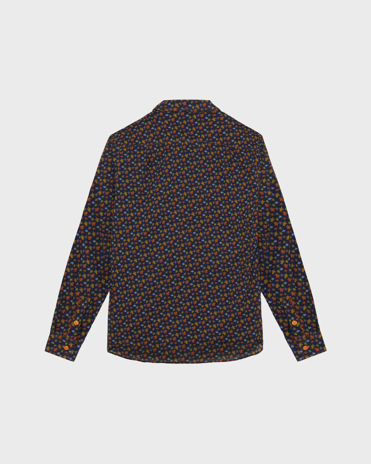 Vilebrequin - Micro Ronde Des Tortues Hemd Aus Baumwollvoile Für Herren - Hemd - Caracal - Orange - Größe XXXL – Bild 2